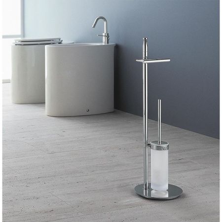 Напольная стойка Colombo Design Planets B9816.000 Белый, Хром Напольная стойка Colombo Design Planets B9816.000 Белый, Хром