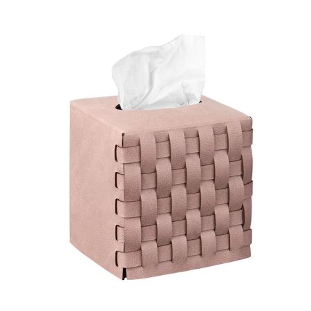ADJ Салфетница Bottega, 12х12хH12 см., цвет: пепельная роза/устричный, артикул 0115.07/02
