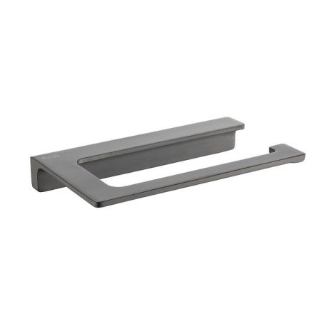 Держатель для туалетной бумаги IDDIS Slide без крышки, сплав металлов, графит (SLIGM00i43), артикул SLIGM00i43