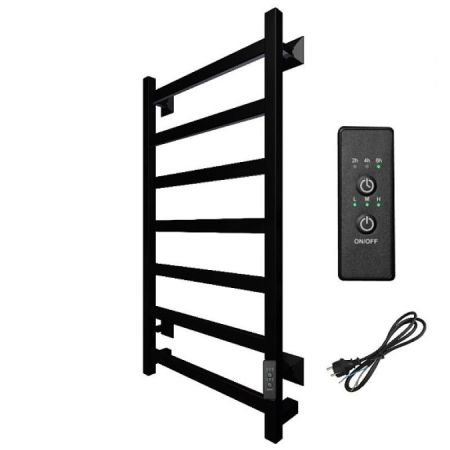 Полотенцесушитель электрический (лесенка) Тругор Пэк сп 20 кв 80х40 см, черный, артикул ПЭК сп 20кв/8040чернВГП