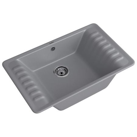 Кухонная мойка GranFest QUARZ 71, темно-серый, артикул 71 темно-серый