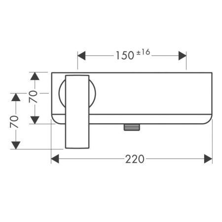 AX Citterio Смеситель для душа , цвет шлифованная бронза AX Citterio Смеситель для душа , цвет шлифованная бронза