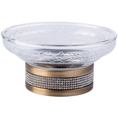 Настольная мыльница ROYALE CRISTAL BR, артикул 10930-BR