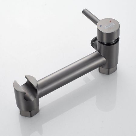 Гигиенический душ со смесителем Raffine F207T, оружейная сталь