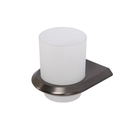 LINER-TUMS-GM Стакан подвесной, стекло, исполнение оружейная сталь, артикул LINER-TUMS-GM