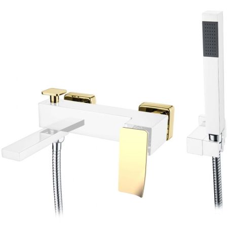 Смеситель для ванны QChromeGold.2_Комплект, артикул 143-CRG.2