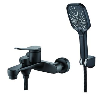 Смеситель для ванны Shevanik S6202H, черный