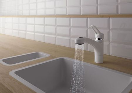 Смеситель для кухни Kludi MX 399419262 Белый Хром