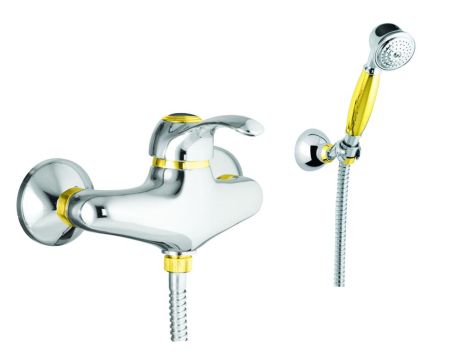 Смеситель для душа Fiore JAFAR 47CO5127, хром/золото