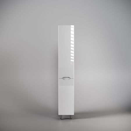 Тумба напольная "Марелла 90" (2 ящ.) Люкс антискрейтч белый глянец, PLUS, артикул СС-00002417