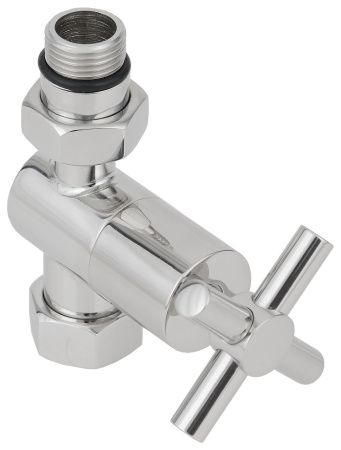 Вентиль прямой (крест) G 1/2" НР х G 3/4" НГ (Матовый черный) Вентиль прямой (крест) G 1/2" НР х G 3/4" НГ (Матовый черный)