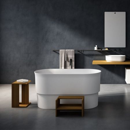 Agape Immersion Сиденье для ванны 38.7x60 см, цвет: белый, артикул AVAS1982Z