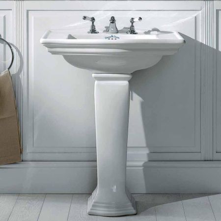 Devon Westminster Пьедестал для раковины, цвет: белый