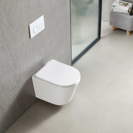 подвесные унитазы Vincea Унитаз подвесной Piatti VT1-11T Tornado, цвет белый, ультратонкое soft-close сиденье,, артикул VT1-11T