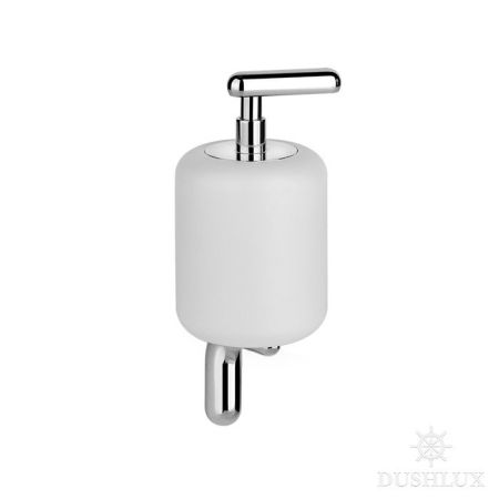 Gessi Goccia Дозатор для жидкого мыла подвесной, цвет: хром/белый, артикул 38013#031