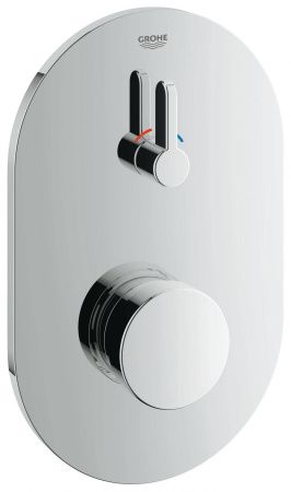Внешняя часть нажимного автоматического смесителя для душа GROHE Eurosmart Cosmopolitan T, хром (36321000) Внешняя часть нажимного автоматического смесителя для душа GROHE Eurosmart Cosmopolitan T, хром (36321000)