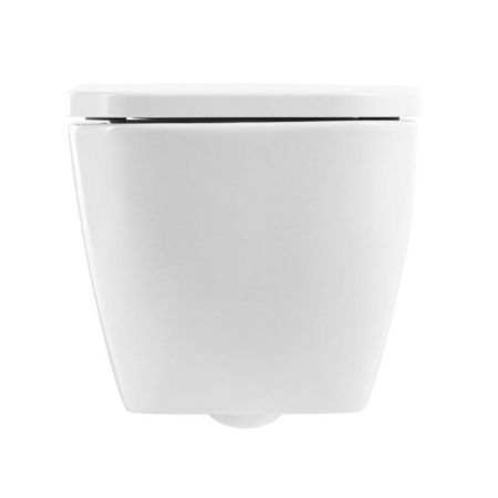 Унитаз подвесной безободковый с сиденьем BELBAGNO ALPINA, артикул BB10100CHR/SC