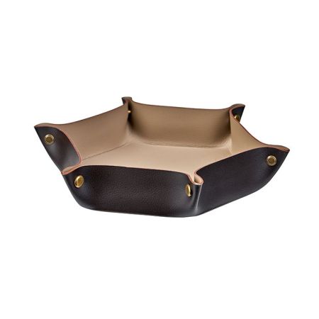 ADJ Мелочница, 15x18xH5 см., цвет: шоколад/капучино, артикул 0112.06/04