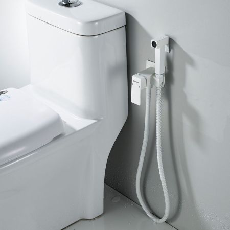 Гигиенический душ со смесителем Shevanik S127C, белый