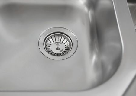 Мойка GROHE из нержавеющей стали с корзинчатым вентилем, оборачиваемая K400 45 -S 86/50 1.0 (31566SD0)