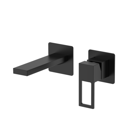 Смеситель для раковины DQ Dortmund встраиваемый настенный черный (DA1714405), артикул DA1714405