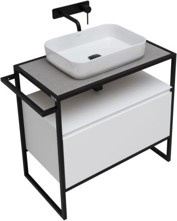 Тумба под раковину Allen Brau Priority 80 1.31002.WM белый матовый, артикул 1.31002.WM