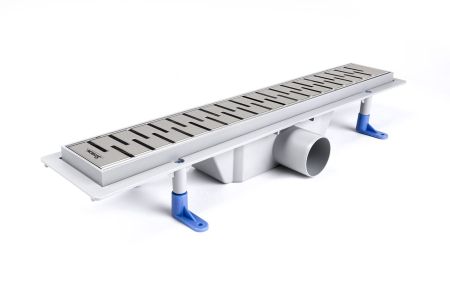 Душевой уголок Ambassador Nord 13011102-ST5, полукруглый, линейный трап, 100х100, артикул 13011102-ST5