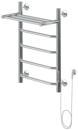 Полотенцесушитель электрический Aquanet Fiona 60х40 Тэн справа, с полкой