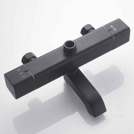 Душевая система c термостатом Shevanik S3096H, черный