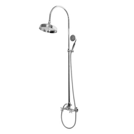 Душевая стойка со смесителем, верхним и ручным душем CEZARES LORD-CD, артикул LORD-CD-02-Bi