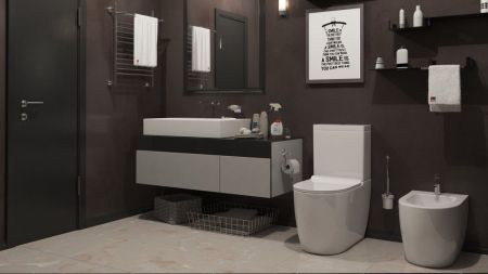 Биде Timo Kulo TK-402 Белое, артикул TK-402