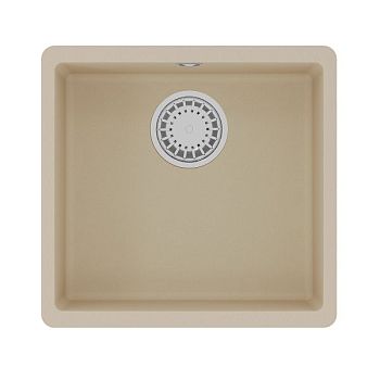 Кухонная мойка Lemark SINARA 440-U подстольного монтажа из кварцгранита цвет: Бежевый (9910068)