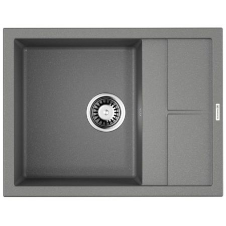 Мойка, OMOIKIRI, Sumi, с крылом, ширина, мм-650, глубина, мм-500, высота, мм-220, тип установки-встраиваемый, отверстия для смесителя-4 промаркированных, с переливом, сифон и донный клапан в комплекте, автоматический донный клапан-приобретается отдельно,, артикул 4993549