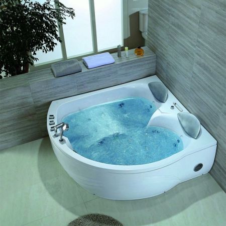 Акриловая ванна Black&White Galaxy 175x160 GB5005 с гидромассажем