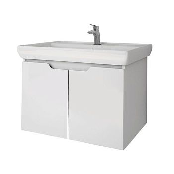 Тумба под раковину подвесная Dreja Q(D) 70 см, белый