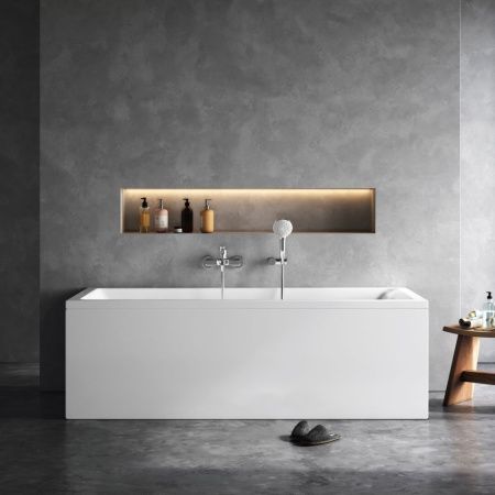 W93A-180-080W-A Gem, ванна акриловая 180x80 см W93A-180-080W-A Gem, ванна акриловая 180x80 см