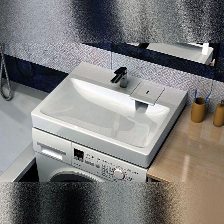 Раковина над стиральной машиной Maretti KA13SM78-844, белая, артикул KA13SM78-844