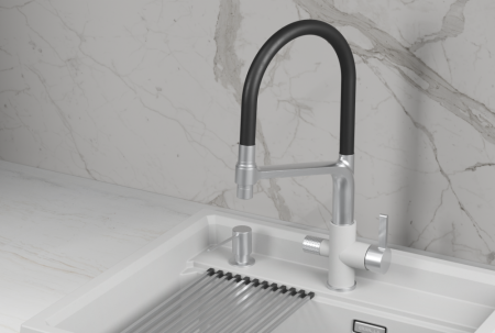 Смеситель для кухни GRANULA (5083, АРКТИК), артикул 5083, АРКТИК