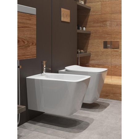 Унитаз  подвесной TIMO SOlI TK-303MB, черный, артикул TK-303MB