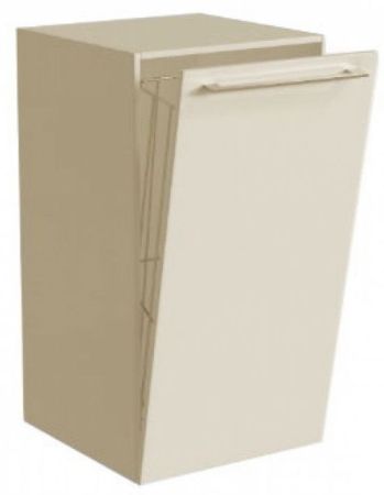 Шкаф нижний De Aqua Токката 35 бежевый, с бельевой корзиной, артикул 00168466