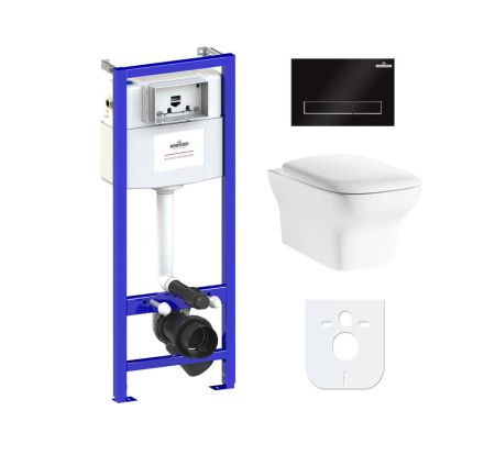 Комплект 6 в 1 Lavinia Boho Bristol Rimless 77040112, премиум с пластиковой клавишей