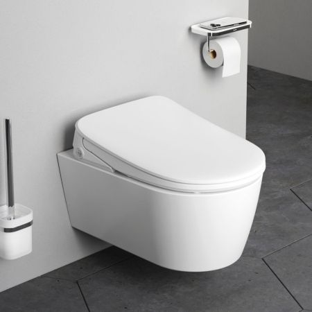 C8F1702SC Func подвесной унитаз FlashClean c эл крышкой-биде со скрытой подводкой