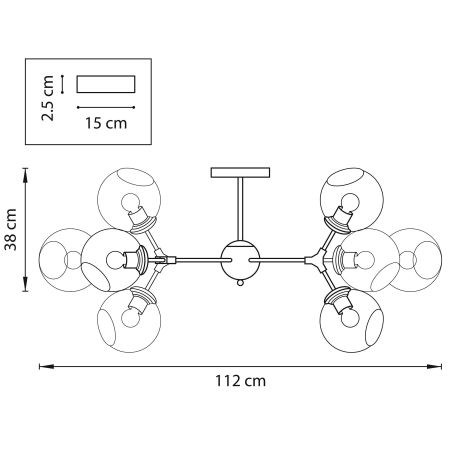 Люстра потолочная Beta Lightstar 785087, артикул 785087