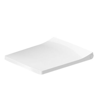 Duravit Viu Сиденье для компактного унитаза 257309 (без микролифта), петли: нерж. сталь, цвет: белый, артикул 0021210000