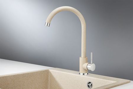 Смеситель для кухни GRANULA (ST-4031, БЕЖЕВЫЙ), артикул ST-4031, БЕЖЕВЫЙ