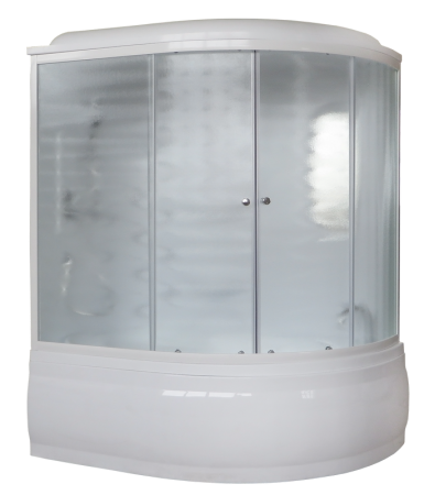 Душевая кабина Royal Bath  RB 140ALP-C (матовое) левая, артикул RB140ALP-C-L