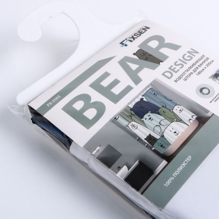 Штора для ванной комнаты FIXSEN DESIGN FX-2503, разноцветный, артикул FX-2503