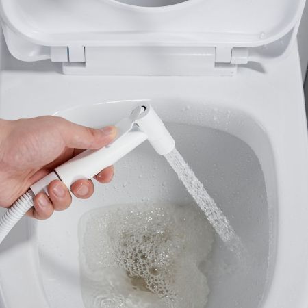 Гигиенический душ со смесителем Shevanik S147C, белый