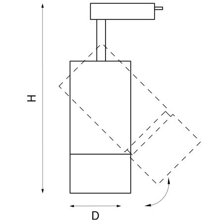 Светильник светодиодный для 1-фазного трека Volta Lightstar 229437, артикул 229437