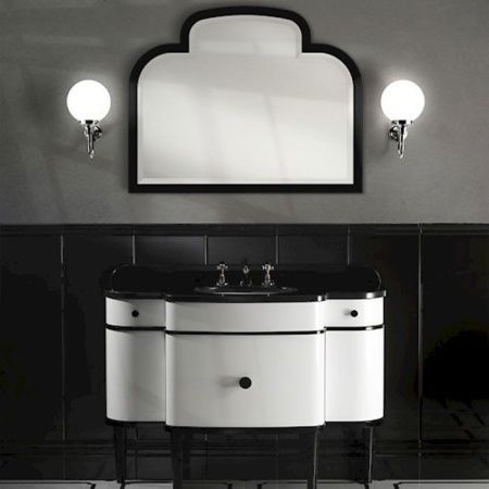 Devon Music Зеркало (100хh80см), рама цвет: черный блестящий